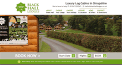 Desktop Screenshot of blackhalllodges.co.uk